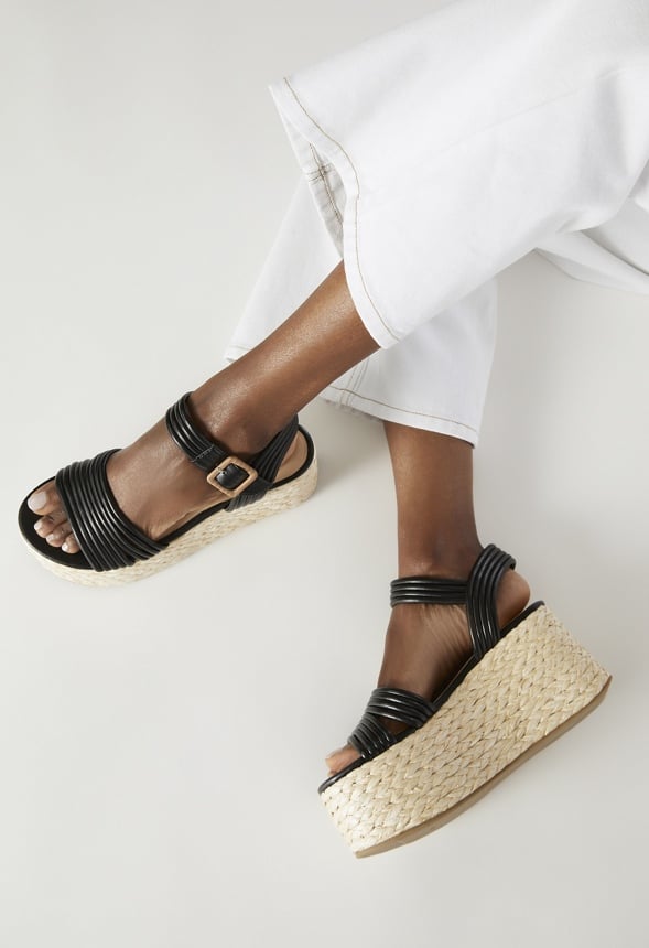 Birdie Platform Sandal Black
