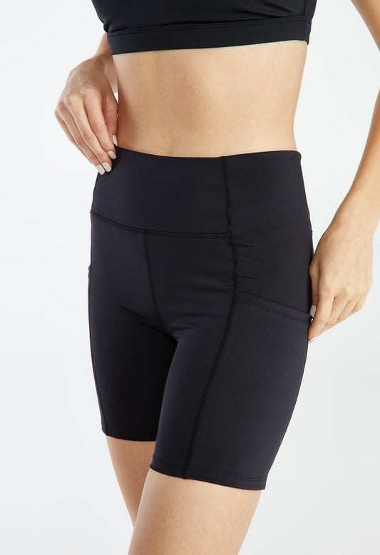 Pocket Active Biker Shorts Black Caviar