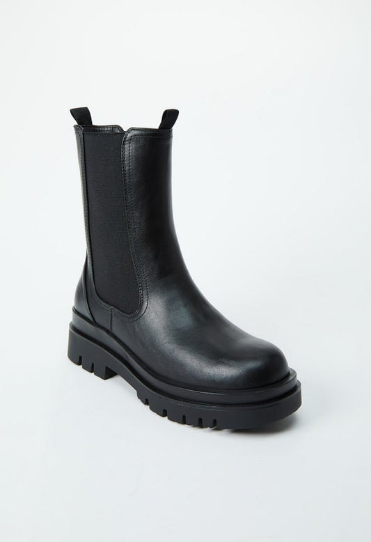Candide Platform Chelsea Boot Black