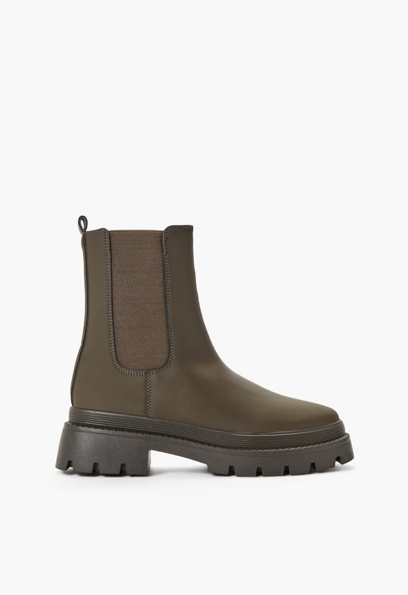 Saydey Ankle Boot Army Green Fatigue
