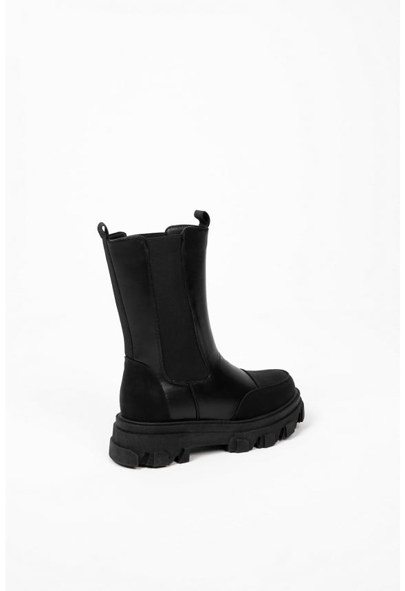 Bego Lug Sole Ankle Boot Black