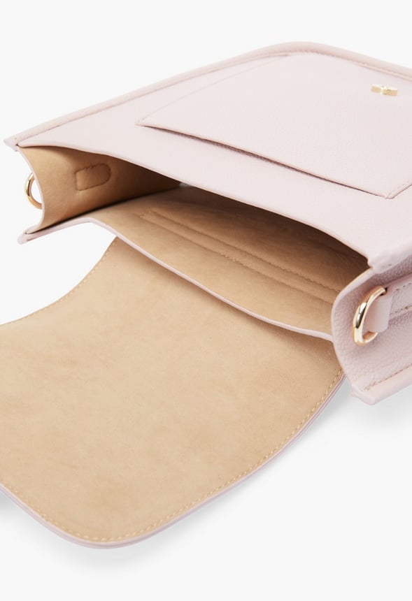 Crossbody With Webbing Strap Blush