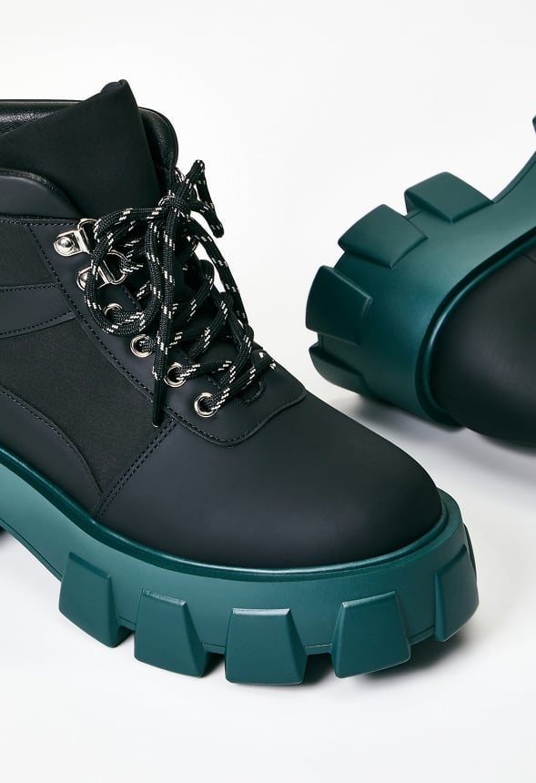 Sylvie Lug Sole Ankle Boot Black