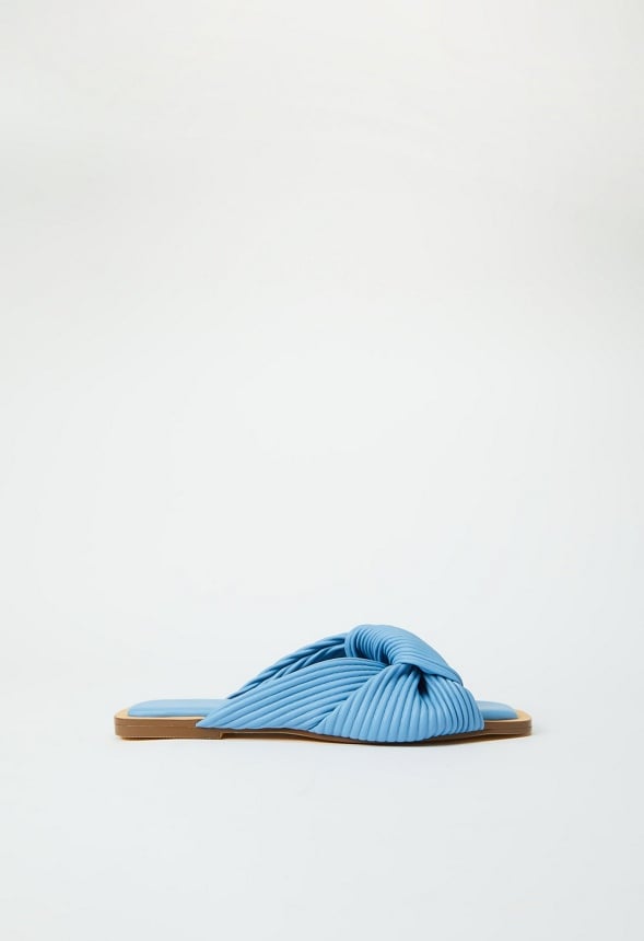 Estelle Flat Slide Sandal Kentucky Blue