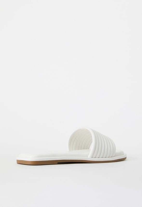 Talia Slider Sandal Bright White