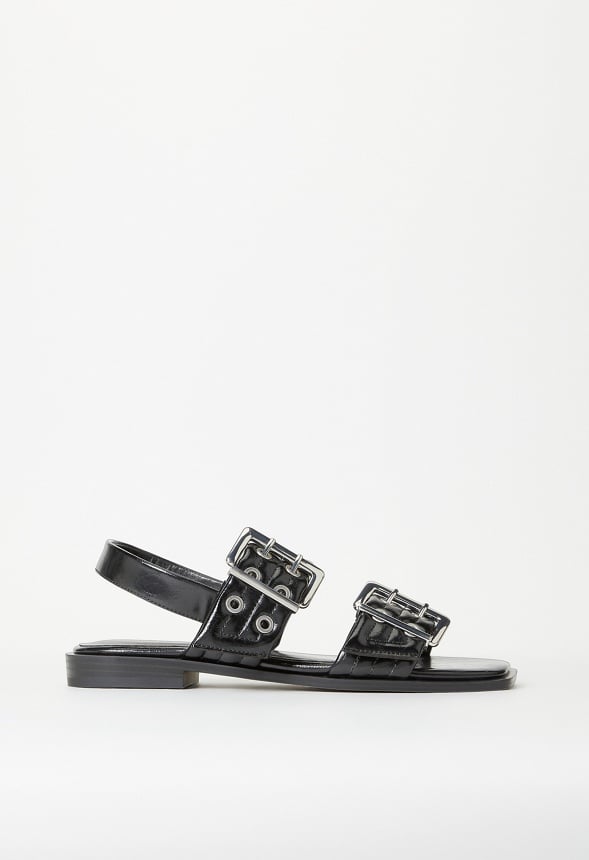Kiki Flat Sandal Black