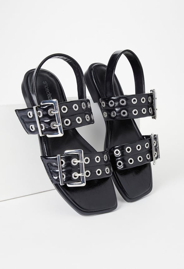 Kiki Flat Sandal Black