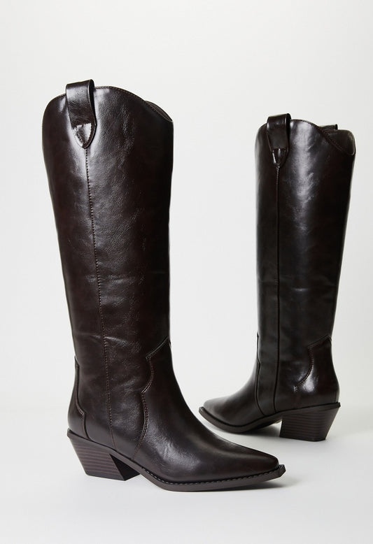 Leander Flat Boot Coffee