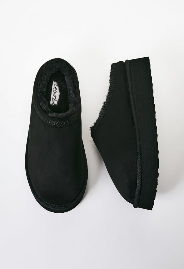Hailey Platform Fuzzie Black