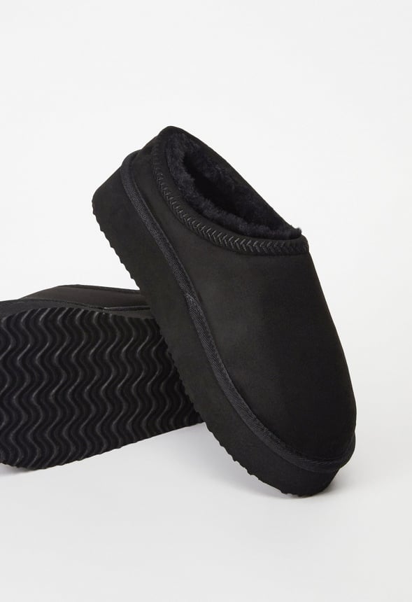 Hailey Platform Fuzzie Black