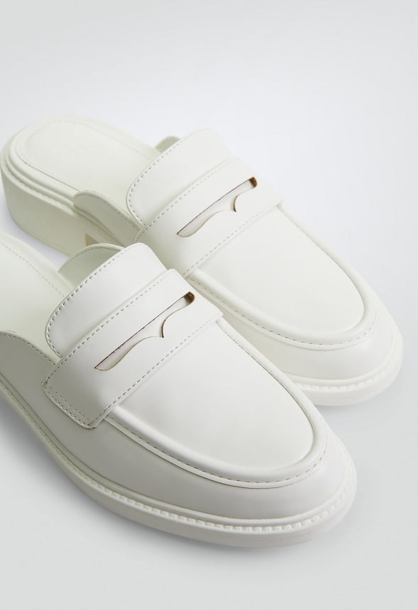 Jezzy Mule Loafer Bright White