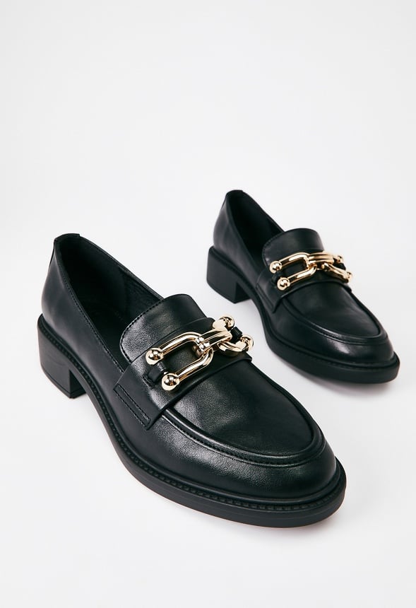 Camille Slip-On Loafer Black
