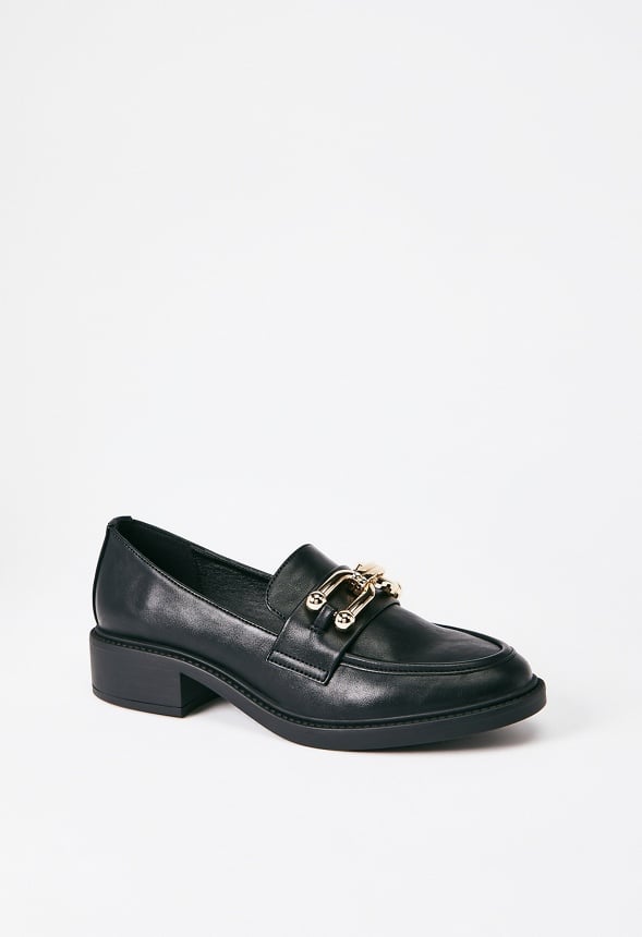 Camille Slip-On Loafer Black