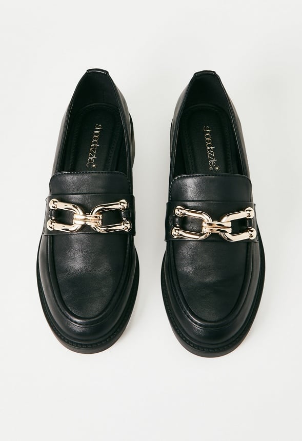 Camille Slip-On Loafer Black
