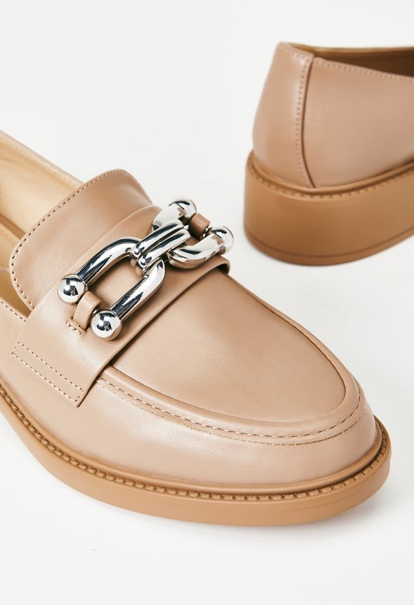 Camille Slip-On Loafer Taupe