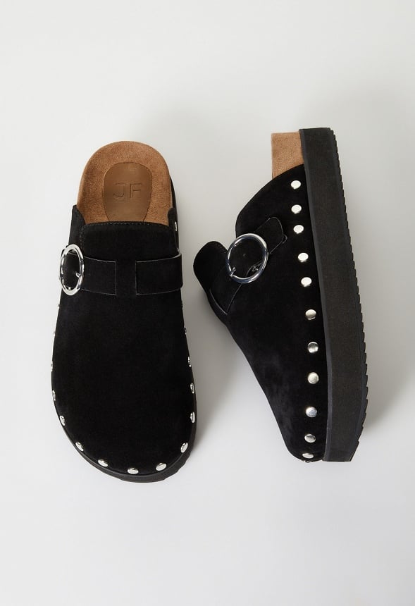 Odetta Mule Slide Black