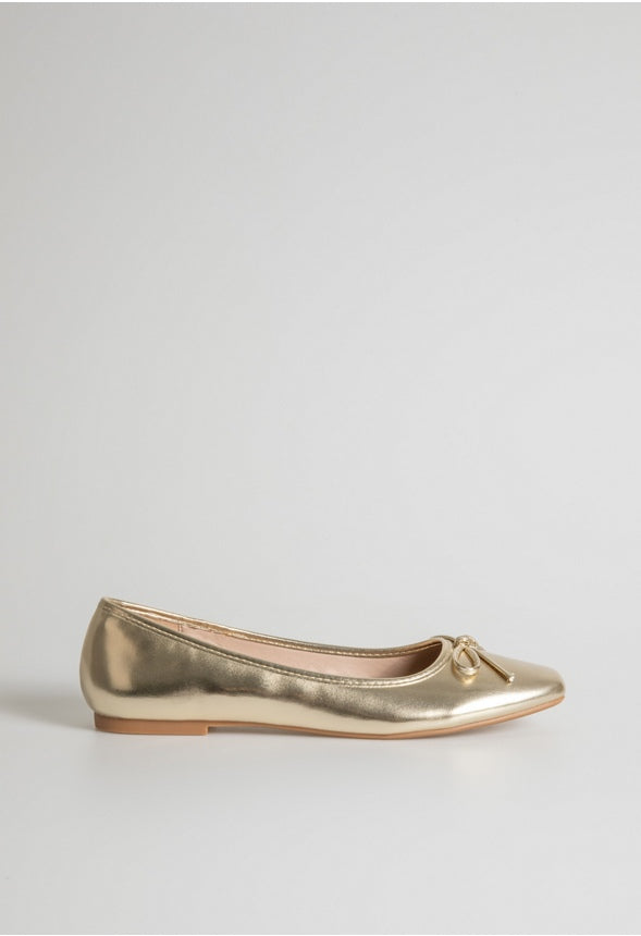 Luciana Ballet Flat Gold