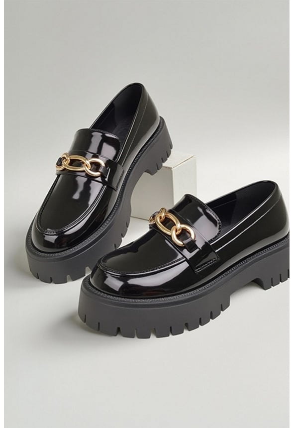 Ava Flat Loafer Black