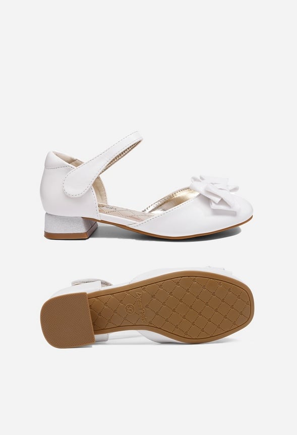 Occasion Bow Sandal White