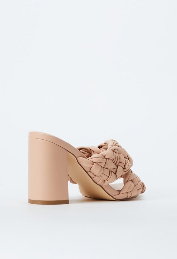 Blair Block Heeled Sandal Rugby Tan
