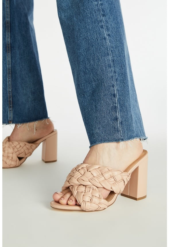 Blair Block Heeled Sandal Rugby Tan