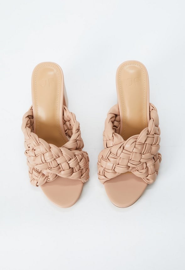 Blair Block Heeled Sandal Rugby Tan