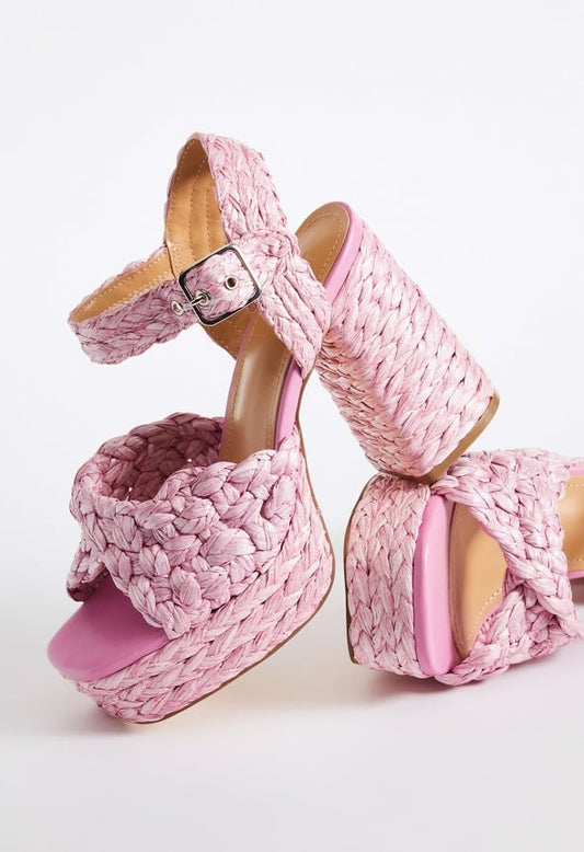 Rosalie Heeled Sandal Moonlite Mauve