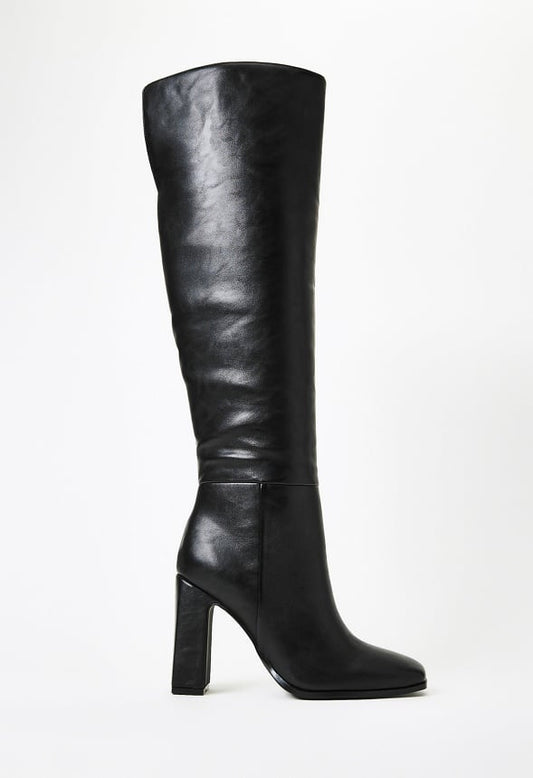 Monrow Over-The-Knee Boot Black