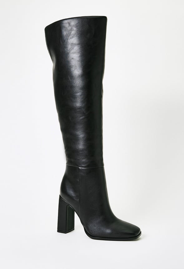 Monrow Over-The-Knee Boot Black
