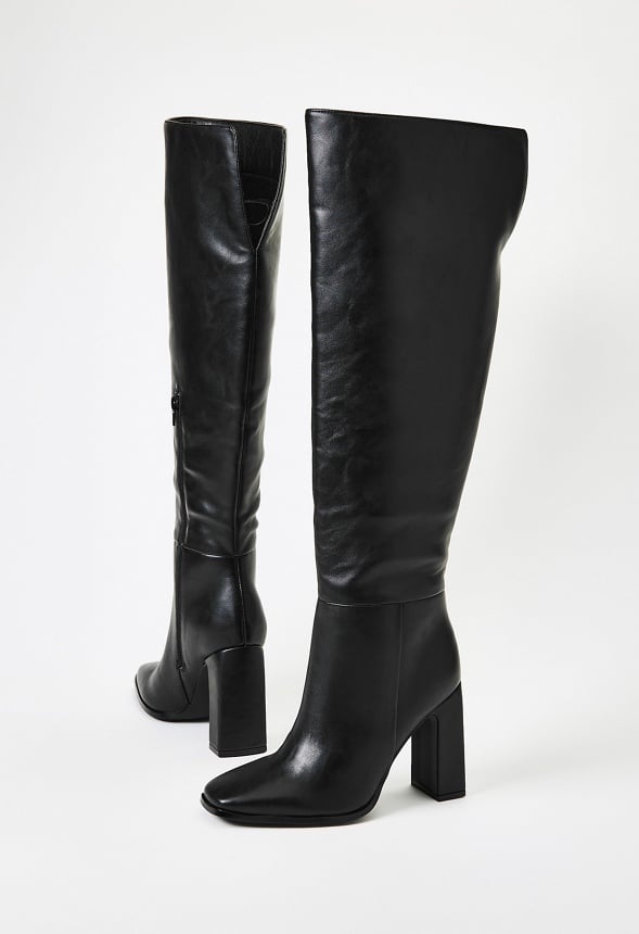 Monrow Over-The-Knee Boot Black