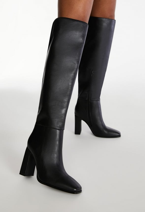 Monrow Over-The-Knee Boot Black