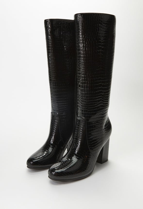 Blaire Heeled Boot Black