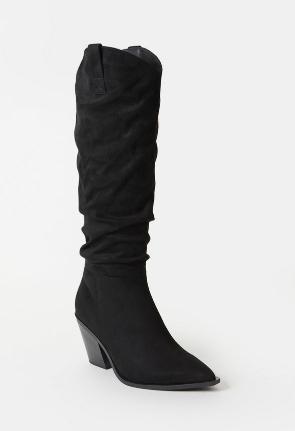 Sansa Slouchy Boot Black