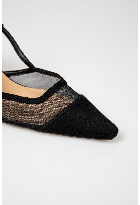 Celene Kitten Heel Pump Black