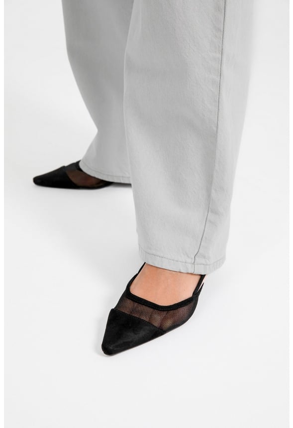 Celene Kitten Heel Pump Black