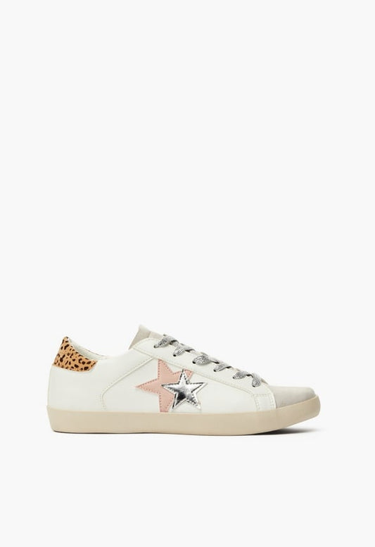 Zaylee Trainers Leopard/ Blush Multi
