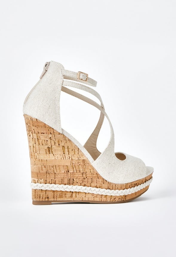 Naia Wedge Sandal Dark Natural