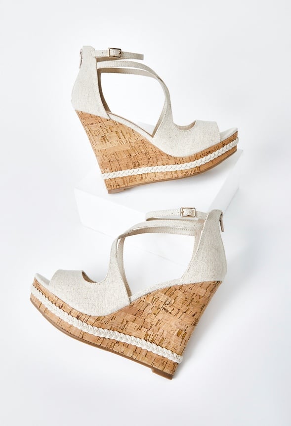 Naia Wedge Sandal Dark Natural