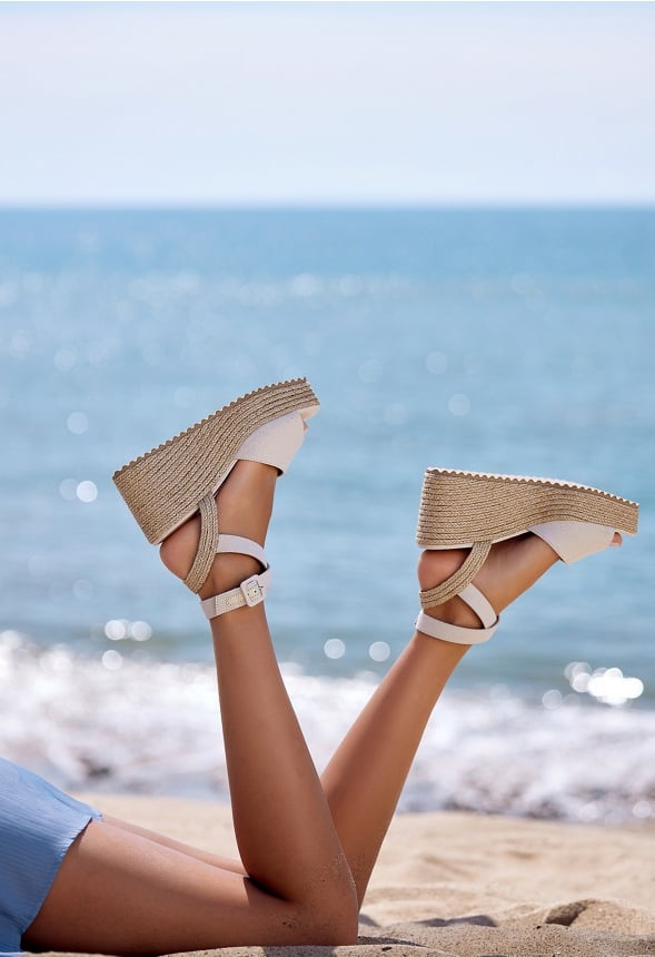 Tinlee Platform Espadrille Wedge Sandal Natural